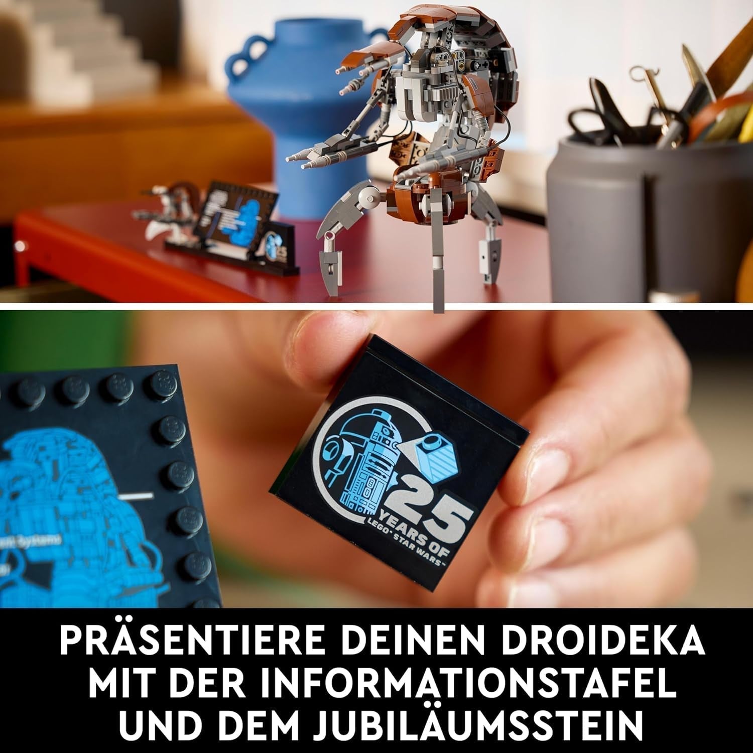 LEGO Star Wars Droideka-sæt, Droid-modelsæt til voksne, skrivebordsindretning, samleobjekt, gaveidé til mænd og kvinder 75381 Byggesæt Besuche den LEGO-Store