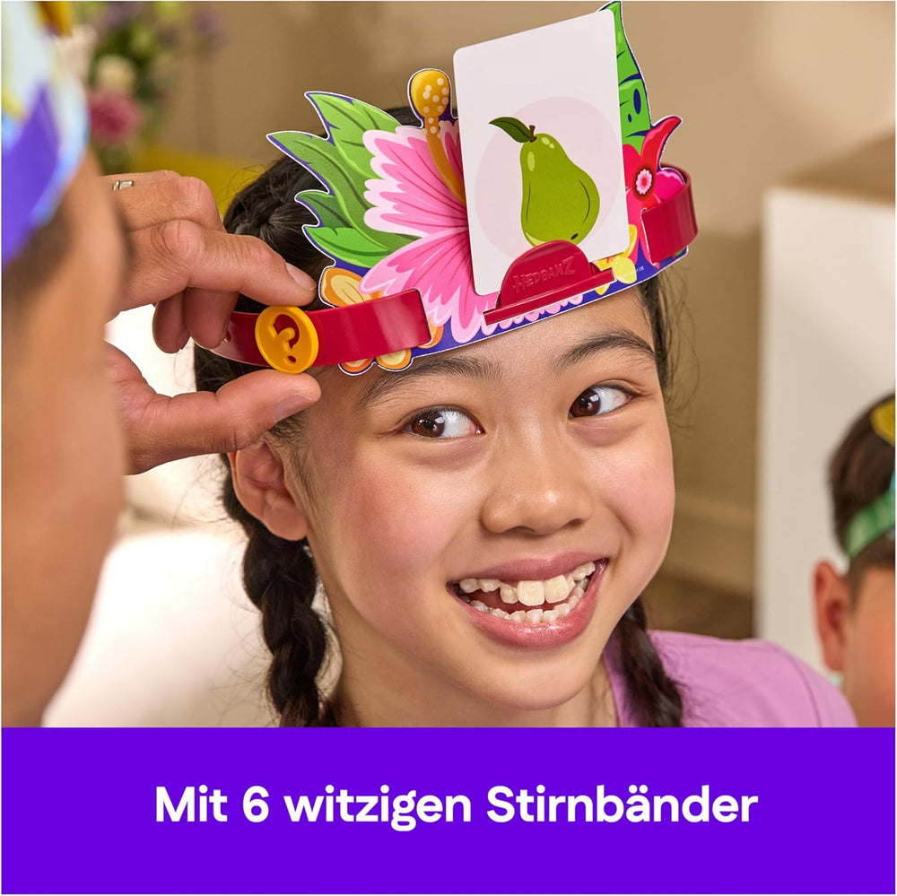 Spin Master Games - Hedbanz, det hurtige gættespil for hele familien, ny udgave (2025) med fantastiske spilkomponenter, for 2-6 spillere fra 6 år og opefter