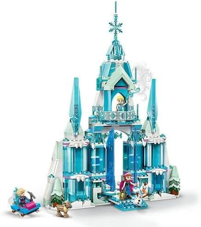 LEGO Ç€ Disney Frosne Elsas vinterpalads, bygge- og legesæt til børn med modelpalads og ELSA og Anna minifigurer, gave til piger, drenge og filmfans fra 6 år 43244 Byggesæt Besuche den LEGO-Store