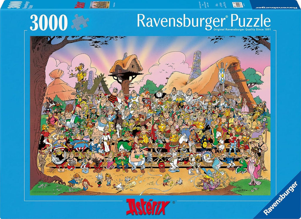 Ravensburger - Puzzle pentru adulți - Puzzle 3000 piese - Universul Asterix - Adulți și copii de la 14 ani - Puzzle de înaltă calitate fabricat în Europa - Personaje de benzi desenate - 14981 Puzzle Naty Shop