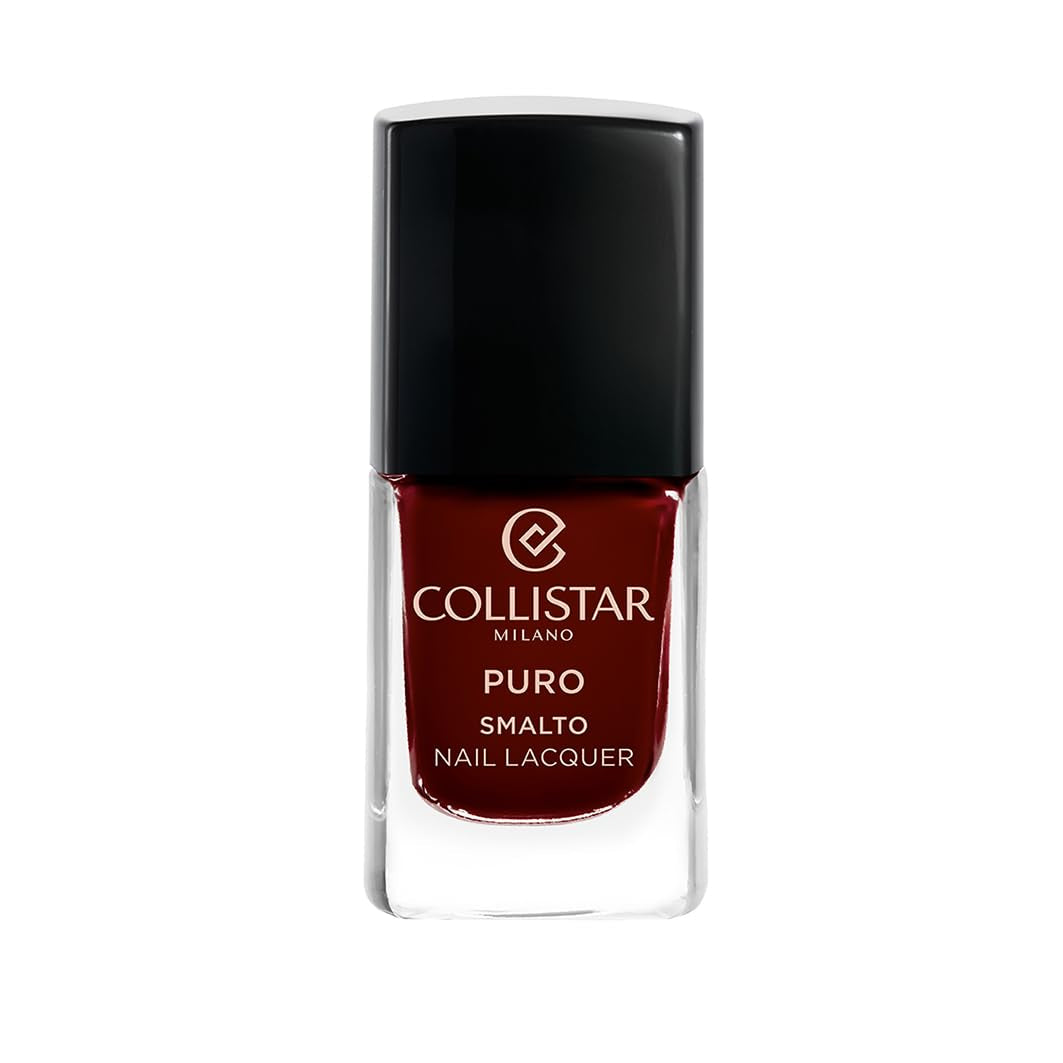 Collistar Puro Nail Lacquer langtidsholdbar med en skinnende finish, nr. 581 Rossonero 10 ml