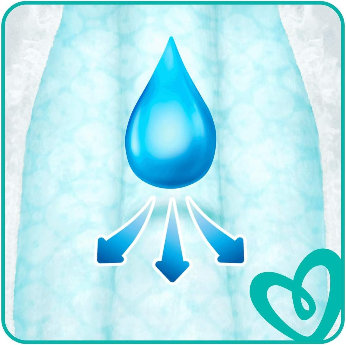 Bleer Pampers 81657566 Baby-Dry Bukser, hvide