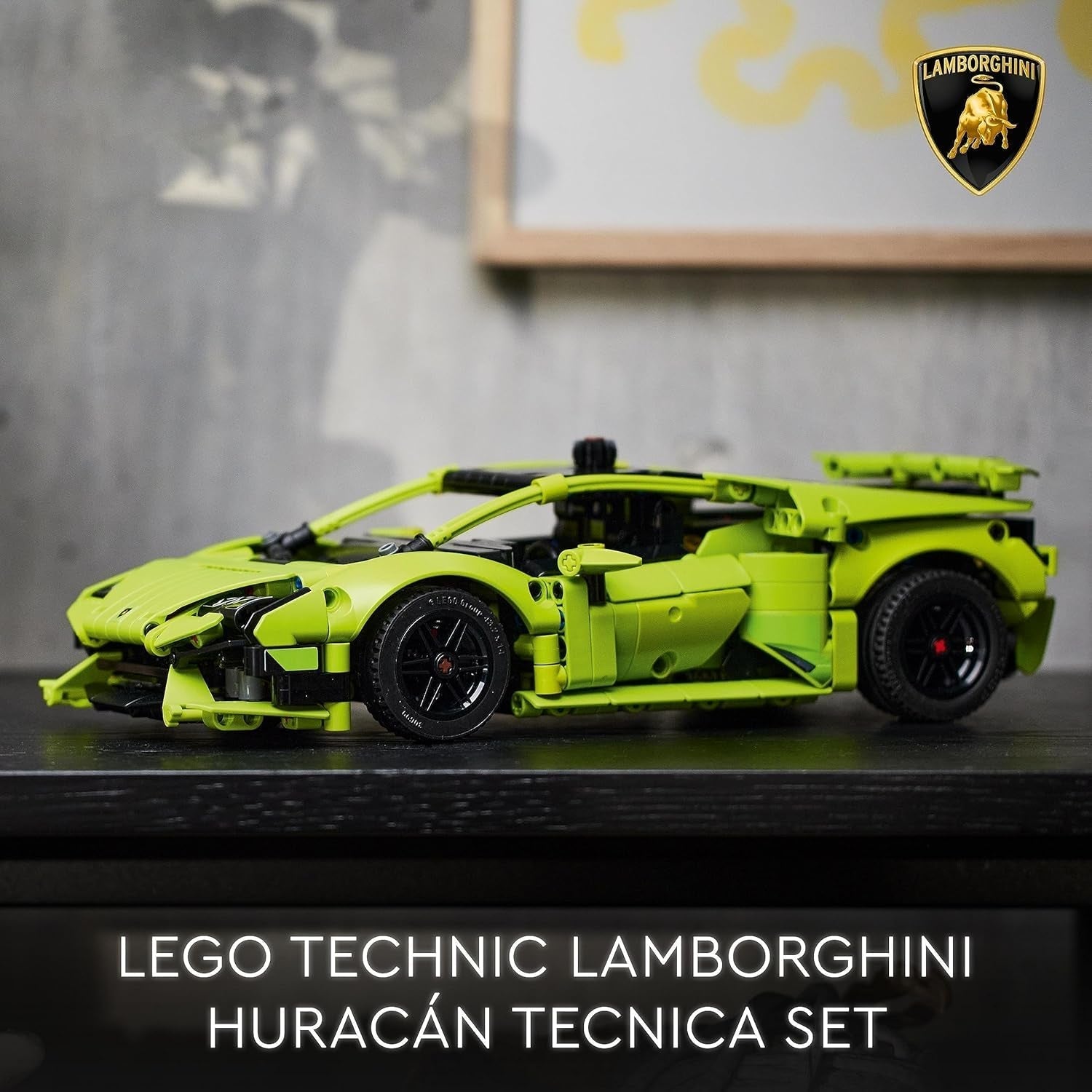 LEGO 42161 Technic Lamborghini Huracán Tecnica Legetøjsbilmodelsæt Racerbilbyggesæt til børn Drenge Piger Motorsportsfans Samling gavebyggesæt Besuche den LEGO-Store