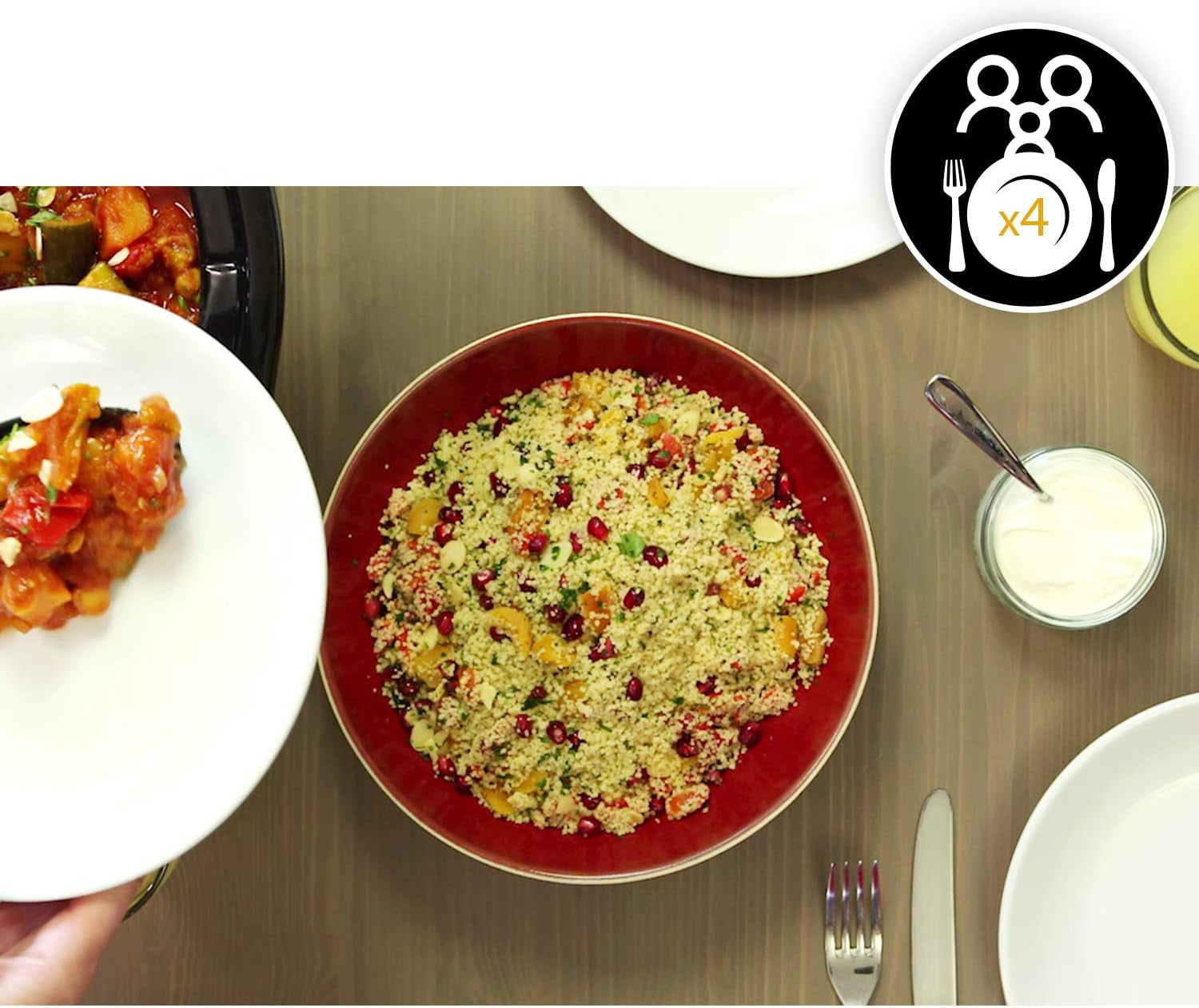 Crock-Pot Slow Cooker, 2 temperaturindstillinger + Hold varm funktion, 3,5 liter (3-4 personer), Rød [SCV400RD] Slow Cooker Naty Shop