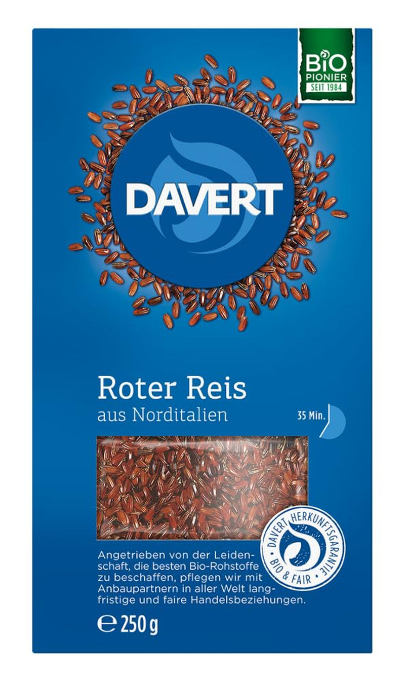 Davert røde ris fra Norditalien 250 g