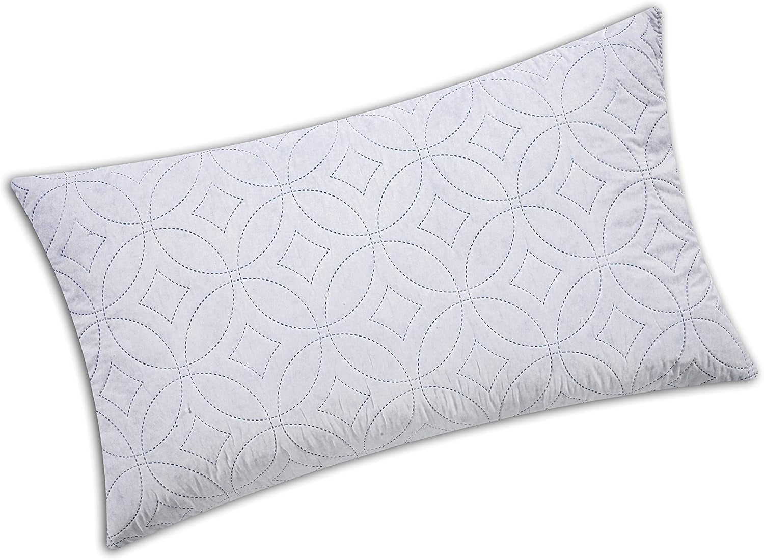 V.I.P. Very Important Pillow V.I.P. Pernă cu fulgi de memorie, alb, pernă 45 X 75 cm, copertă matlasată din poliester, foarte respirabilă, moale, fabricată în Italia Perne standard Naty Shop