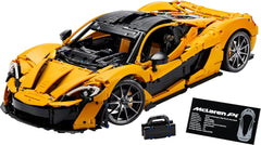 LEGO Technic Mclaren P1 Super Sportsvognsæt Til Voksne Bilfans Gave V8 Stempelmotor 7-trins gearkasse Skalamodel Legetøjsbilsæt 42172 Byggesæt Besuche den LEGO-Store