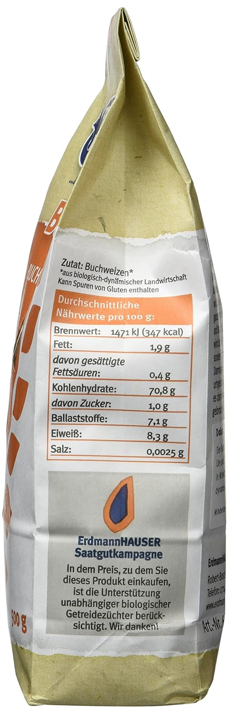 Økologisk boghvede Bulgur 6-pak (6 x 500 g)