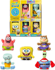 Basic Fun Micro Teenies - Spongebob Squarepants Collector 5-Pack | Cu 3 figuri rare Action figures Naty Shop Titlu implicit