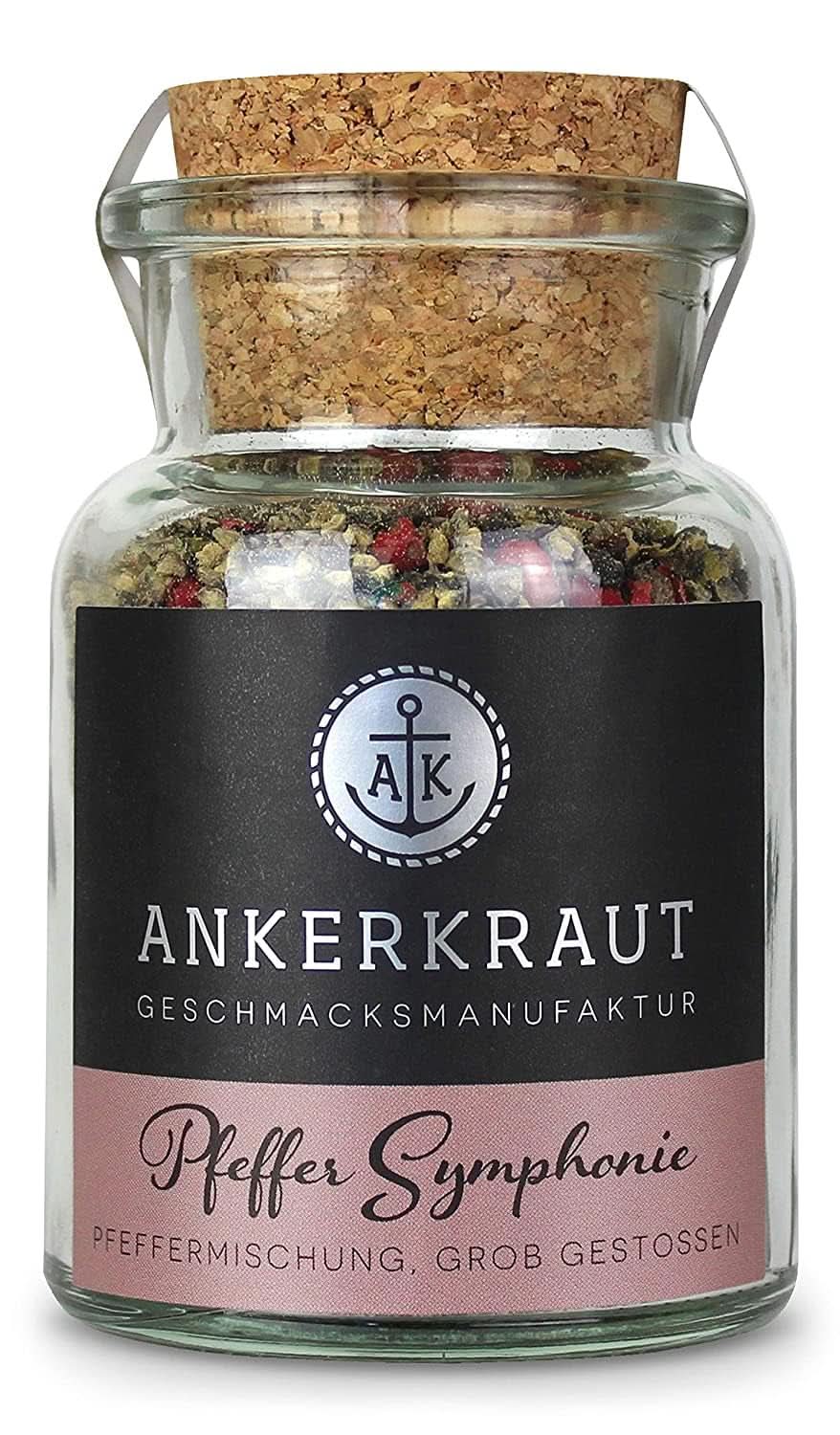 Ankerkraut Symphonie, peberblanding til krydring med aroma og smag, 140 gram Naty Shop Spices Malet 70 gram