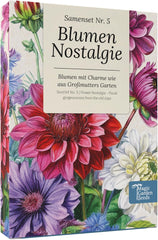 Magic Garden Seeds - Flower Nostalgia Frøsæt - 9 traditionelle sommerblomster i rustik havestil - Duftende, farverig og nostalgisk - Gaveidé til haveelskere