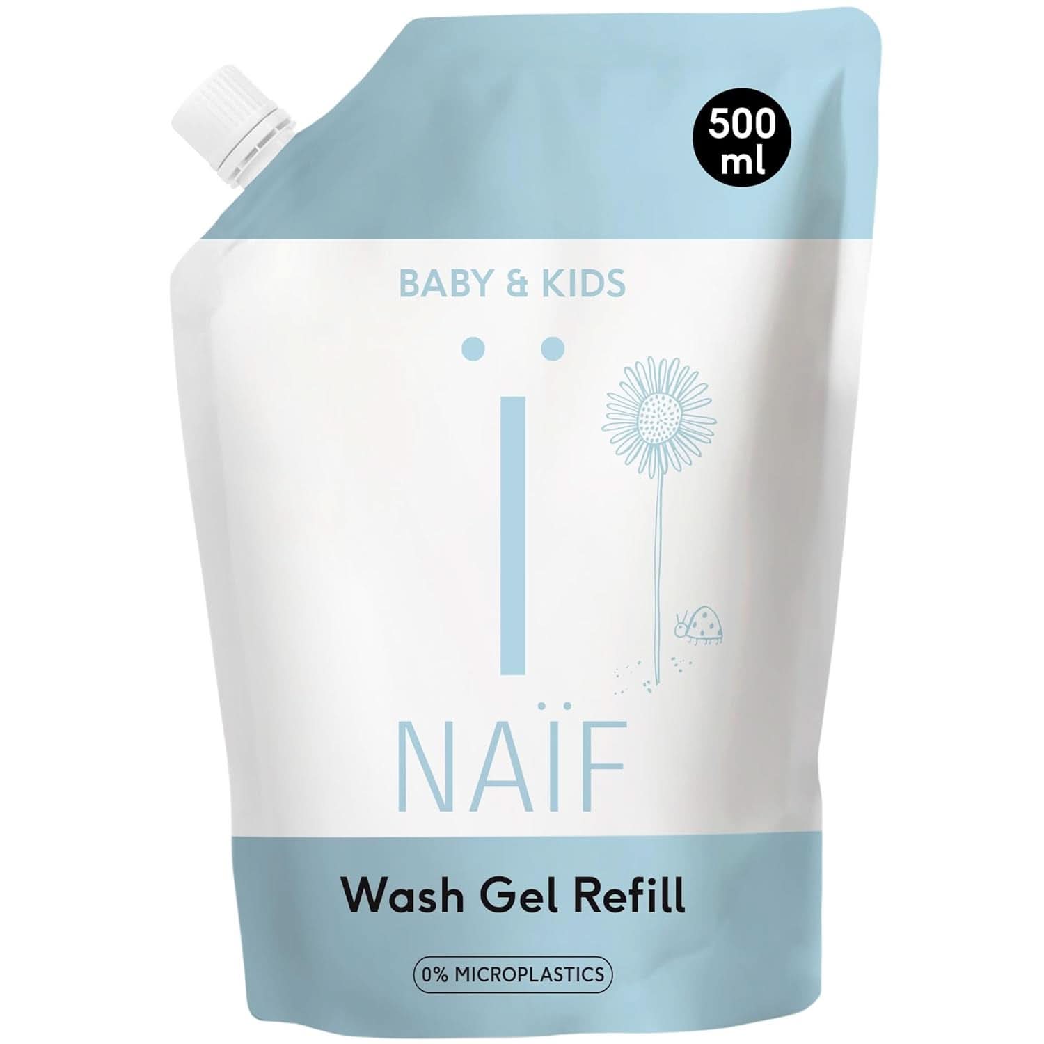Gel de spălat nutritiv Naïf - Pentru bebeluși și copii - Ingrediente pe bază de naturale - 100% vegan - 200 ml Mama si Copilul Naty Shop