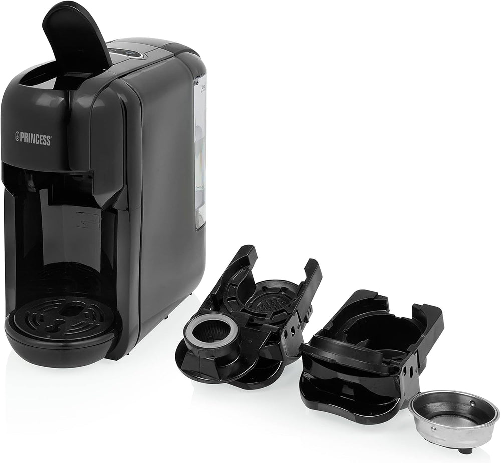 Espressor Princess 249452 – Pentru capsule Nespresso™, Dolce Gusto și capsule ESE – Pompă italiană de 19 bari – 0,6 L – 1450 W