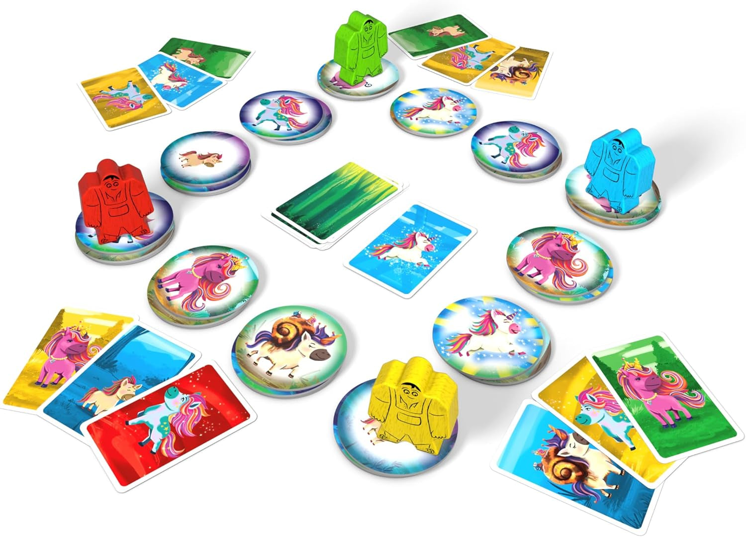 Zoch 601105184 - Micul Corn al Pădurii Uriașe (Joc pentru copii de la 4 ani) - joc fantastic cu unicorn pentru copii, pentru 2-4 jucători, aprox. 20 de minute de joc pe rundă