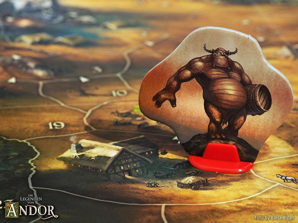 Kosmos 683122 Legendele din Andor - Big Box, joc de bază (Kennerspiel des Jahres 2013) și expansiuni suplimentare, Clasicul fantasy, joc de societate fantasy cooperativ, vârste de la 10 ani în sus
