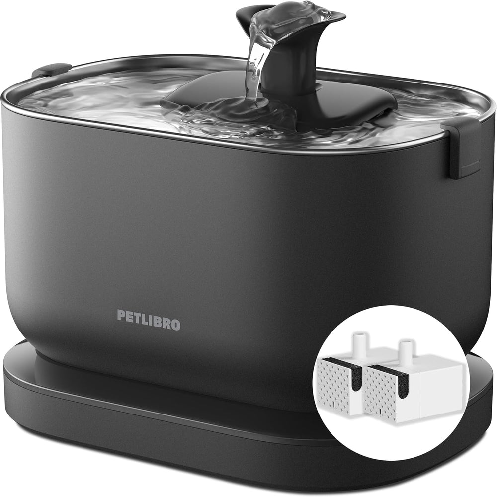 PETLIBRO Filter Katzenbrunnen 8er Pack for Dockstream Trinkbrunnen for Katze PLWF005, PLWF115, PLWF105, PLWF305, 4-Monats-Set PETLIBRO Trinkbrunnen Filter Ersatzfilter for Katzentrinkbrunnen