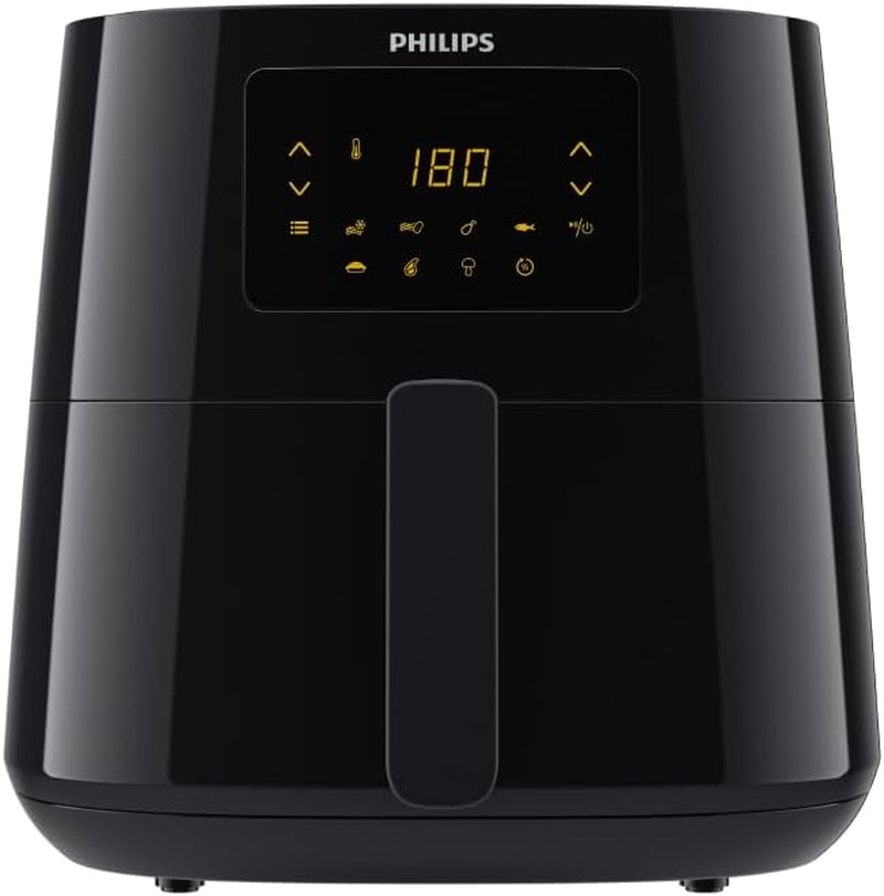 Philips 3000Er Airfryer XL - Rapid Air-teknologi, stegning med op til 90 % mindre fedt, kapacitet 1,2 kg, 6,2 liter, touchskærm Hvidevarer Naty Shop Schwarz Ingen trådløs forbindelse 6,2 L