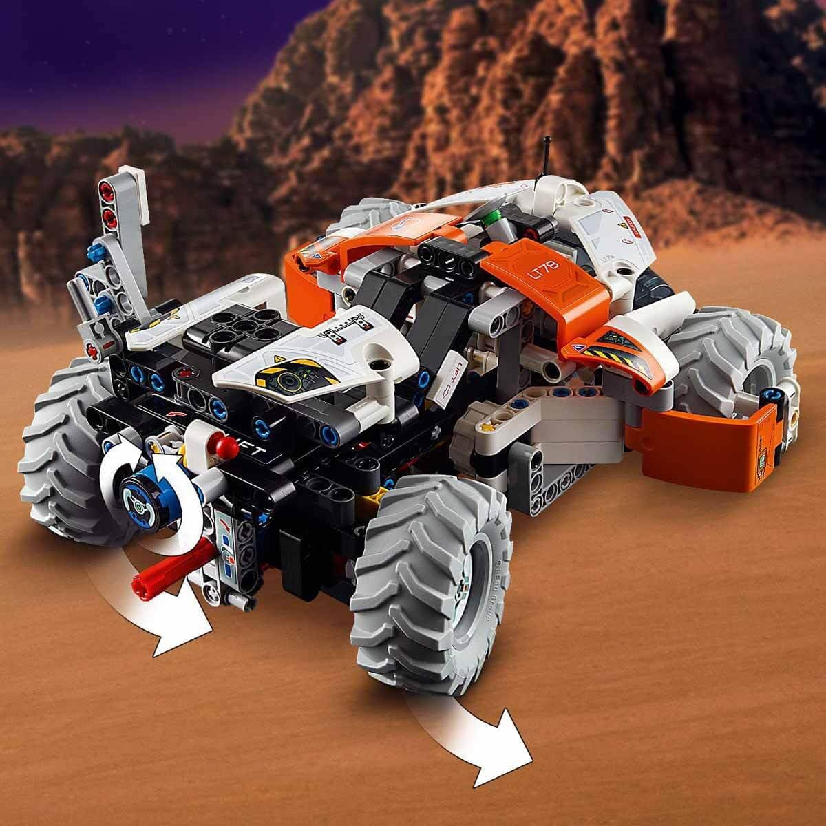 LEGO Technic LT78 rumtransportkøretøj, rumbyggesæt til udforskningsture og rumeventyr, fantasifuld legeoplevelse for drenge og piger, gave til børn over 8 år 42178 byggesæt Besuche den LEGO-Store