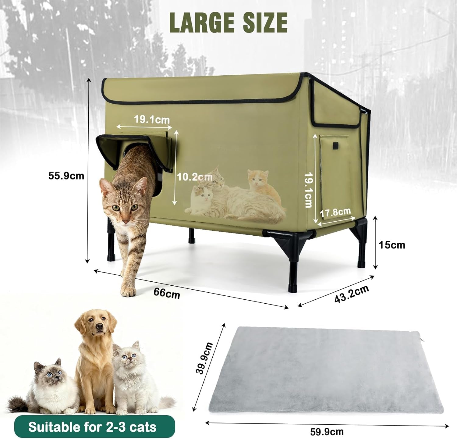 Pături & Mobilier, Animale de companie, Peșteri & Case, Pisici, Paturi pentru pisici, Pisici - culcusuri, saltele