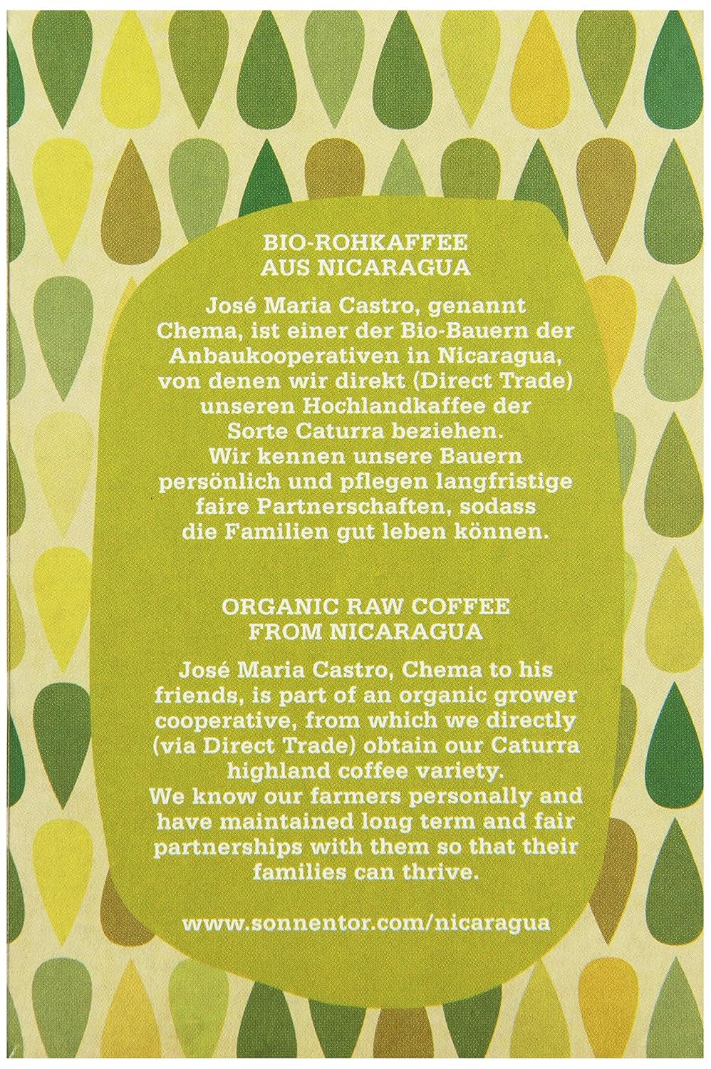 Grüner Kaffee bio, Doppelkammerbeutel, 1x 54 g