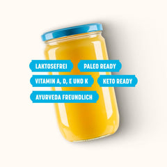 Ghee Butter BIO 600 g - Ideel til stegning og bagning laktosefri