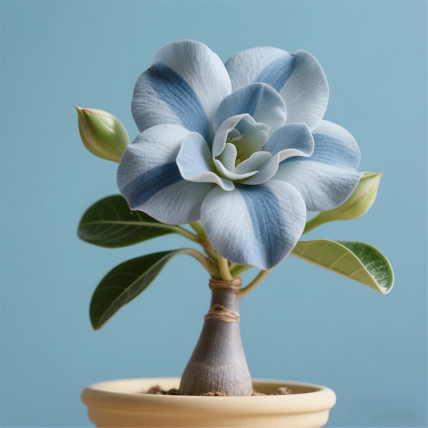 Lebende Pflanzen,Winterhart pflanzen, Mehrjährige Blumenzwiebel ist winterhart, Mysteriöse magische Glühbirne, Blumenzwiebel Mix,3 år-1 Wüstenrose knollen -I