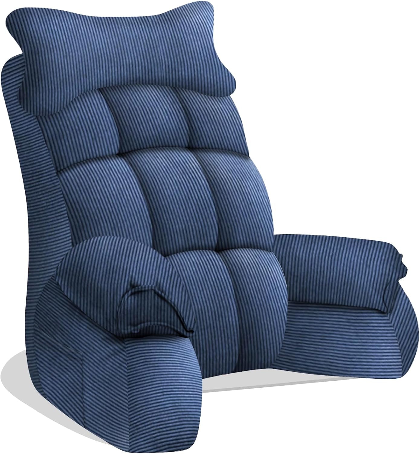 Pernă de citit pentru pat și canapea, pernă de spate pentru pat, pernă de citit cu spătar pentru adulți, confortabilă pentru a sta, a citi și a viziona televizorul pe podea sau pe canapea (Gri închis, 65 * 30cm)