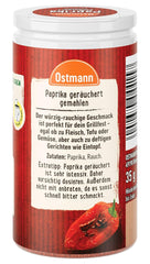 Ostmann Gewürze - Paprika geräuchert | Rauchiges Aroma für Bratkartoffeln, Gulasch oder Rührei | 35 g i Der Streudose