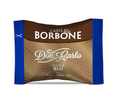 Caffè Borbone Don Carlo Blaue Blend - 50 Kapseln - Kompatibel mit Lavazza®* A Modo Mio®* Haushalts-Espressomaschinen