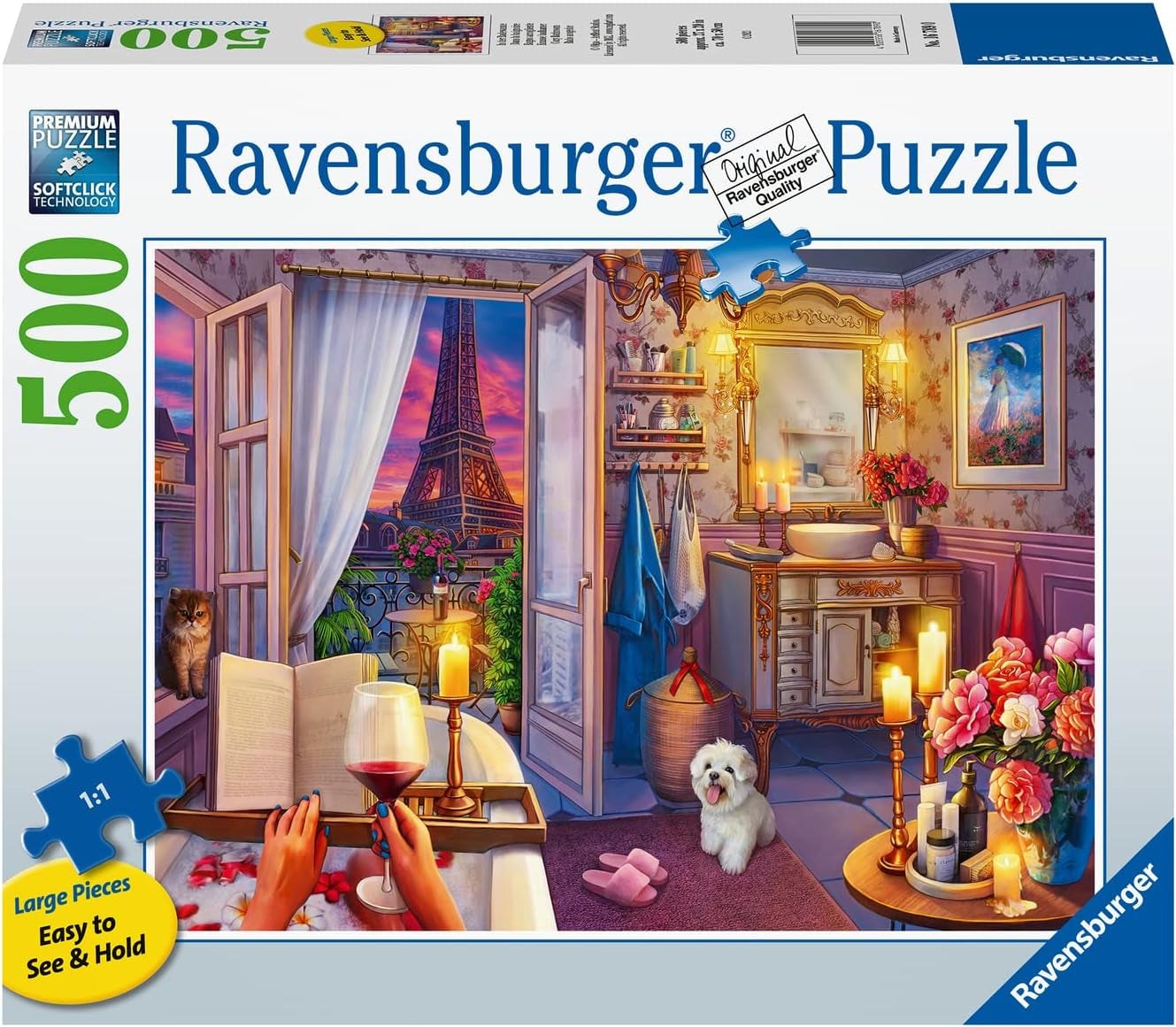 Ravensburger Puzzle - în cadă - 500 piese Gold Edition Puzzle Naty Shop Titlu implicit