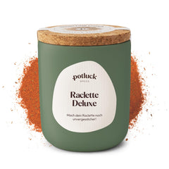 Potluck | Raclette Gewürz | Würzmischung im Keramiktopf | 70 g | Vegansk, glutenfri og med naturlige ingredienser