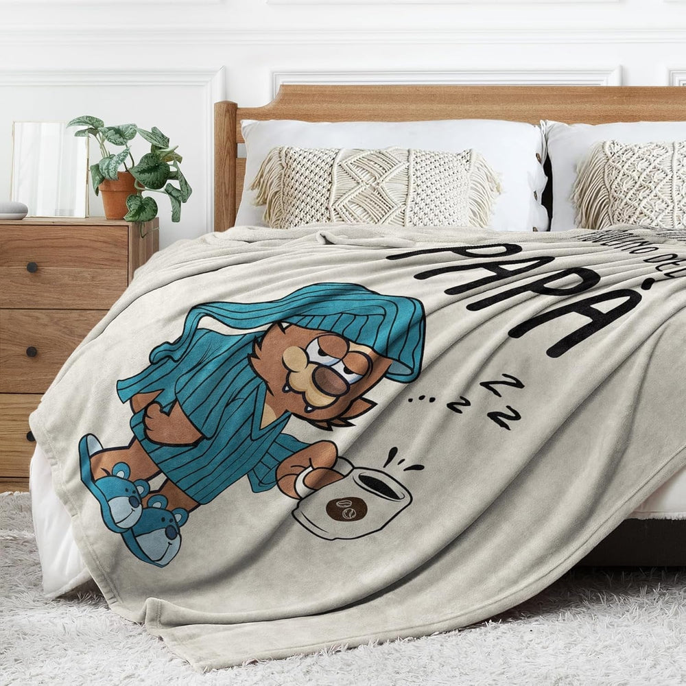 Musaecoin cadou tată, cadou tată ziua de naștere, idei de cadouri pentru tata, cadouri pentru tata, 50-60 inch flanel pătură, cadou de Crăciun pentru tata, cadou de Ziua Tatălui Paturi si Cuverturi musaecoin