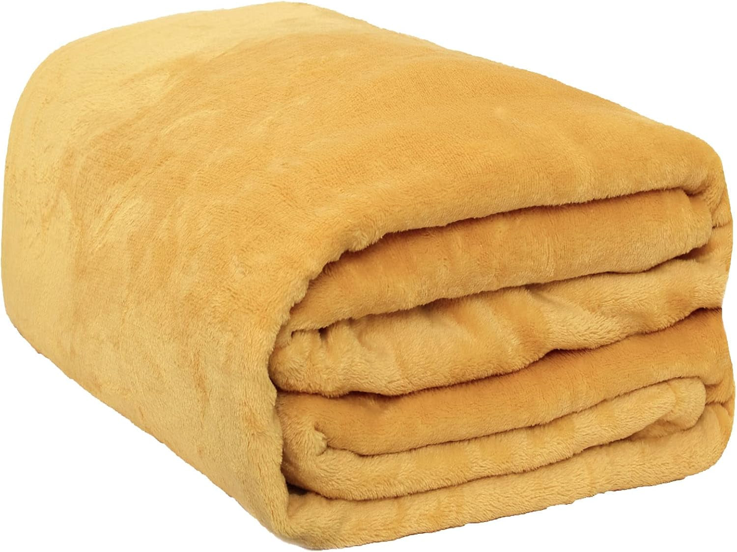 Brentford's Ultra Soft Fleece Sengetæppe, Sølvgrå, Stor dobbeltseng - 150 X 200 cm Senge og tæpper Beuche den Brentfords-Store Okkergul 120 X 150 Cm