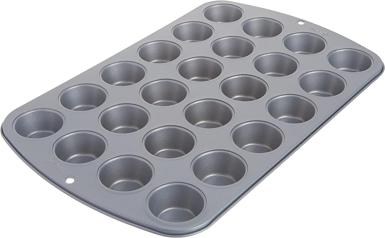 Wilton 24 Er Mini-Muffinbackform, Antihaftbeschichte, Silber Forme og bageplader Naty Shop 40 X 25 X 2 Cm