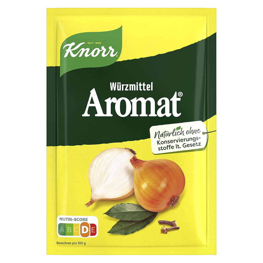 Knorr Würzmittel Nachfüllpackung Aromat Gewürzmischung zum Verfeinern von Speisen für hurtige Gerichte 100 g 1 Stück
