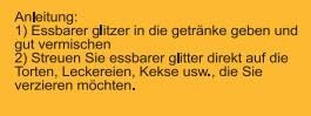 Spiselig glitter, pudder, 5 gram Glitter Naty Shop