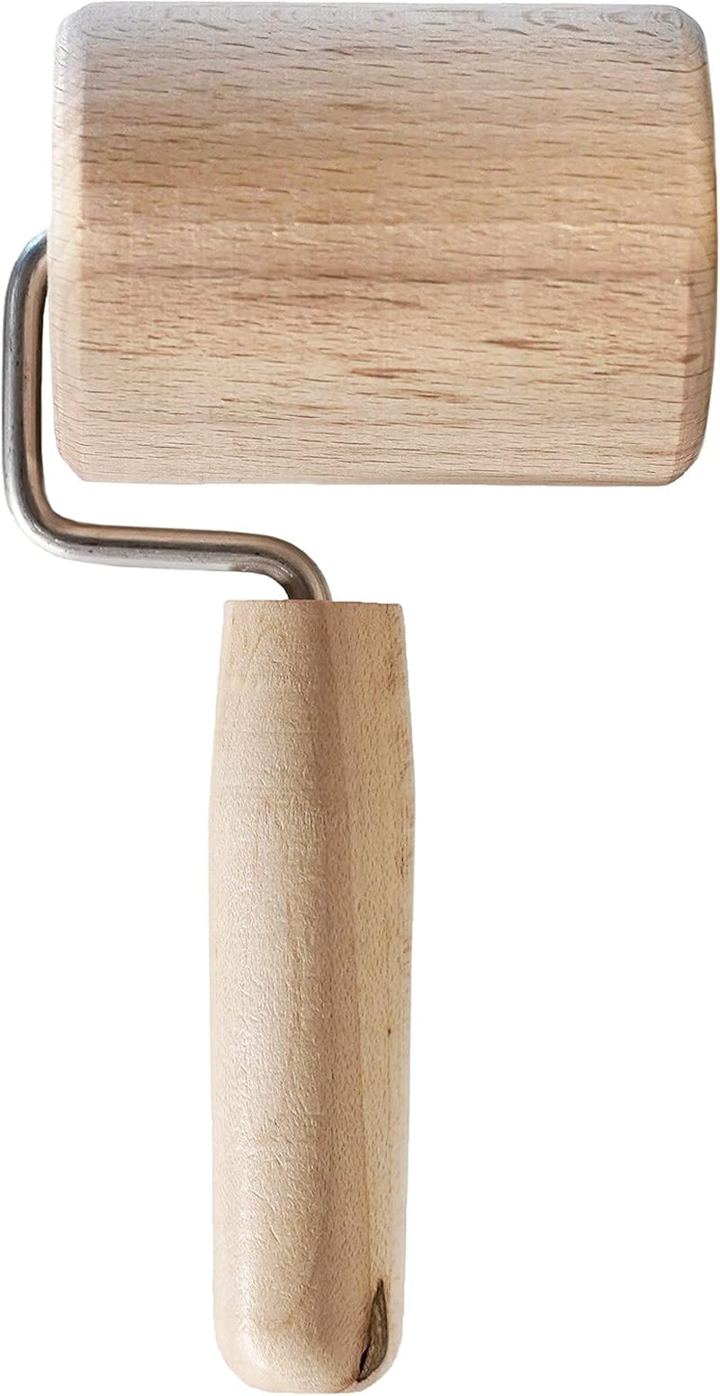 Chinchilla® Backblechroller/Teigroller zylindrisch aus Buchenholz | Der stabile Helper für die Küche | Fremstillet i Tyskland | Nachhaltige Qualität aus Deutschland | 18 x 5 cm