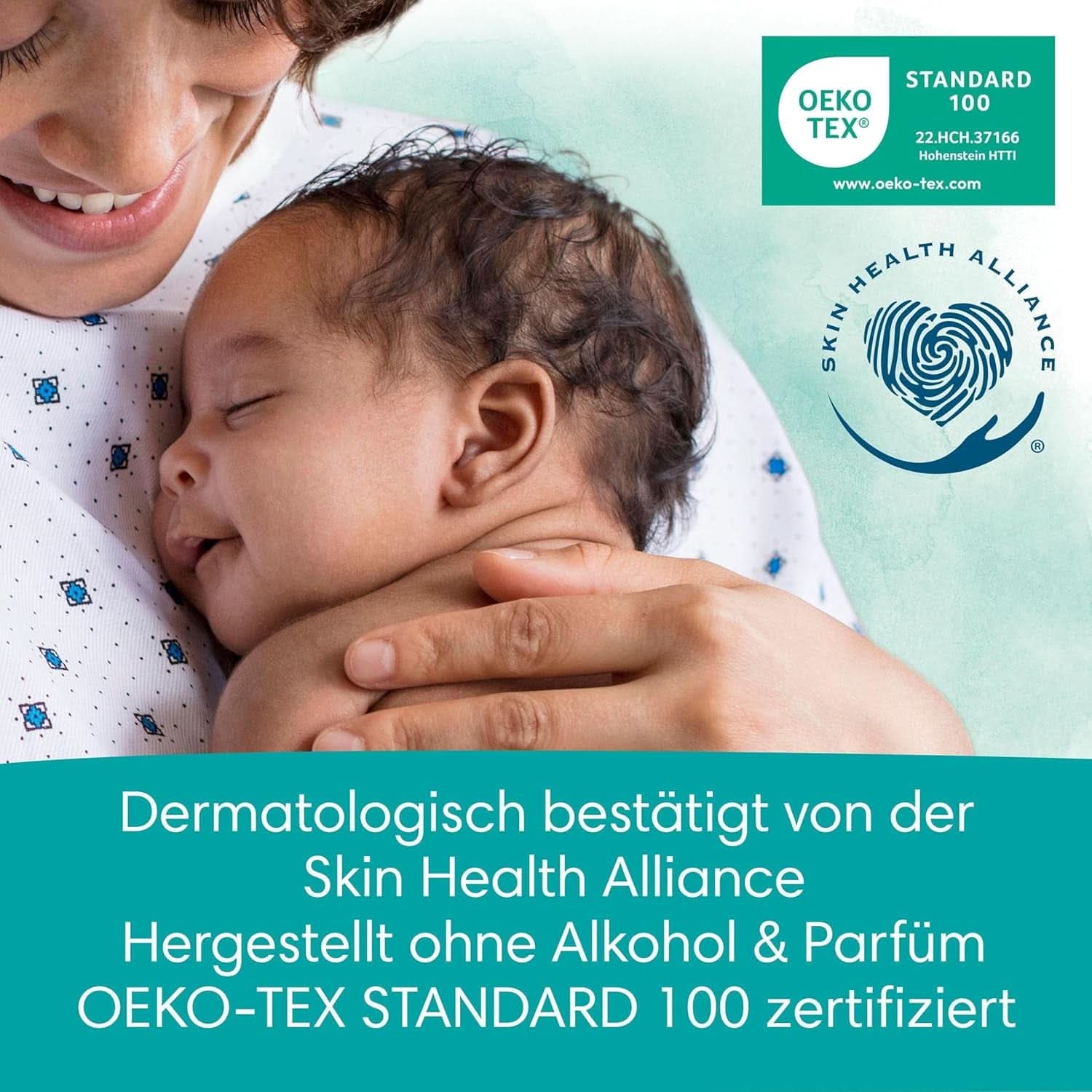 Pampers Harmonie Aqua vådservietter, vådservietter, der hjælper med at genoprette hudens naturlige pH-værdi, let lotion med 99% vand Baby Wet Wipes Naty Shop