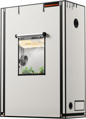 Spider Farmer Pro 70x140x200cm voksetelt med rulledør, observationsvindue, aftageligt gulvpanel, Mylar 2000D stof, til indendørs hydroponics med SF4000, G4500, SE4500