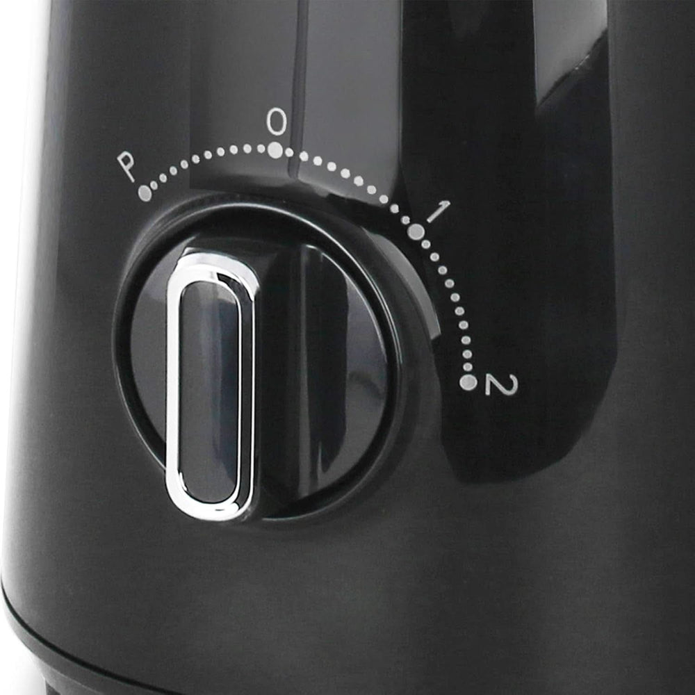 Emerio Standmixer BPA Frei Crush Ice Funktion 1.5L Beholder 2 Geschwindigkeiten + Pulse Funktion Messereinheit Aus Edelstahl Sicherheitsschalter Geschirrspülgeeignet 500 Watt BL-12816.8 Schwarz Bucatarie Naty Shop