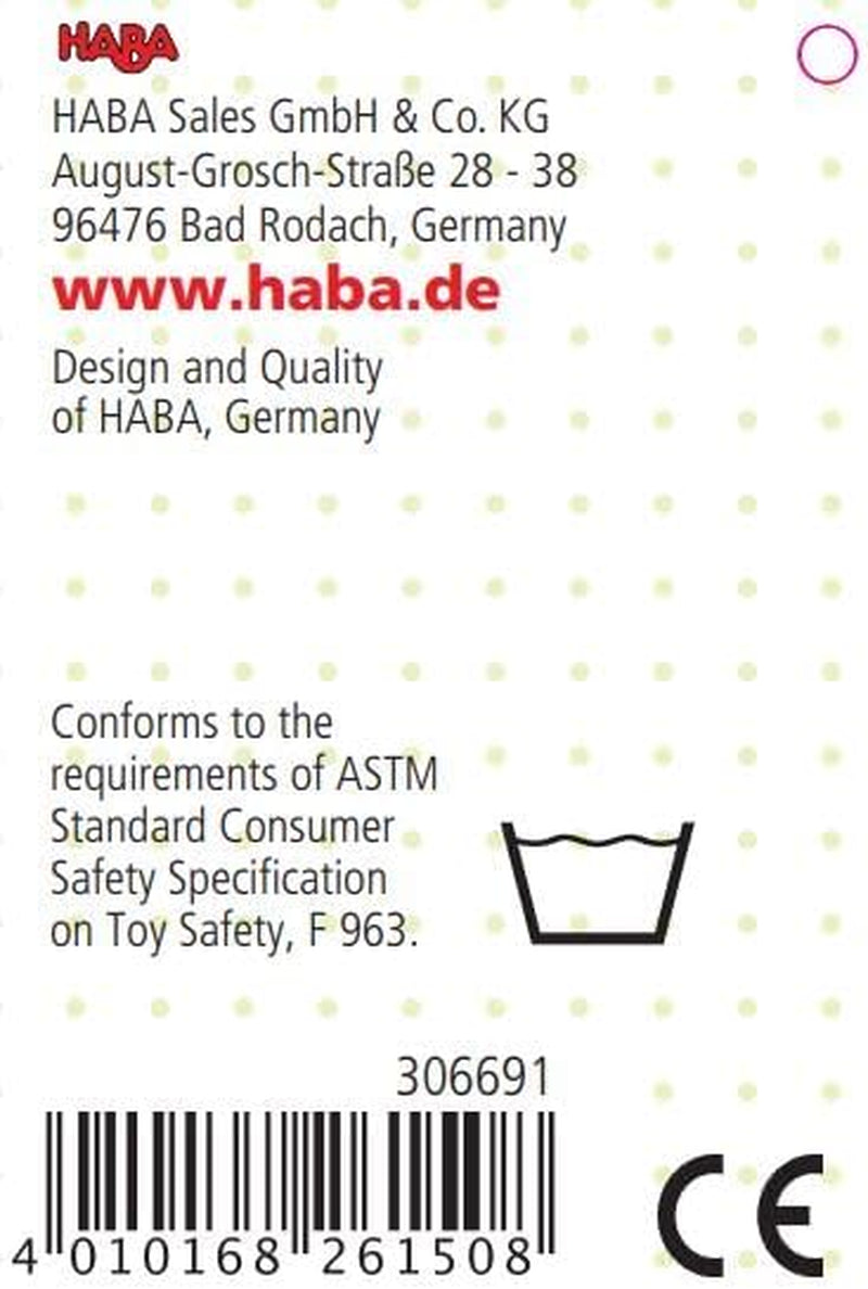 HABA 306691 - Zornăitor figură sigiliu, jucărie de prindere de la 6 luni, Made in Germany, gri Jucarii Bebe Naty Shop