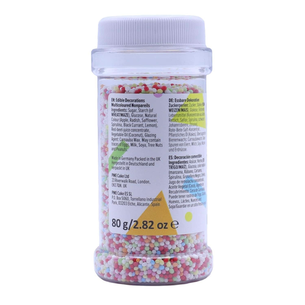 PME Nonpareilles Multicolor, 80 gram Sprinkles Naty Shop