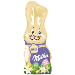 Milka Smiling Bunny White - Påskechokolade lavet af hvid chokolade i form af en kanin - 14 x 90g