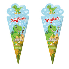 Lindt Küfferle XXL umbrelă de ciocolată Dino 162 grame Bomboane de Ciocolata Naty Shop Extra Large (set 2 bucati)