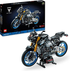 LEGO 42159 Technic Yamaha MT-10 SP Motorcykel modelsæt til voksne, autentisk 4-cylindret motorkøretøjsmodel, funktionelt styretøj og Ar-app, gave til mænd og kvinder byggesæt Besuche den LEGO-Store Technic Yamaha
