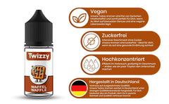 Twizzy Waffle Food Flavoring - 30 ml - Intens aroma - Ideel til bagning Arome Naty Shop