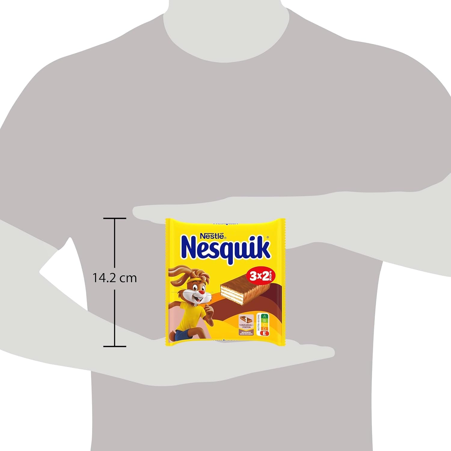 Nestlé Crunchy Waffle Delicious Milk Chocolate Vaffelbar Multipakke 1 pakke (3x26g hver)