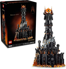 LEGO Icons Stăpânul Inelelor: Barad-Door, set de construcție pentru adulți cu minifigurinele Sauron, Gothmog, Orc, Frodo, Sam și Gollum, Memorabilia filmului, piesă de colecție pentru fani 10333 Seturi de constructie Besuche den LEGO-Store Titlu implicit