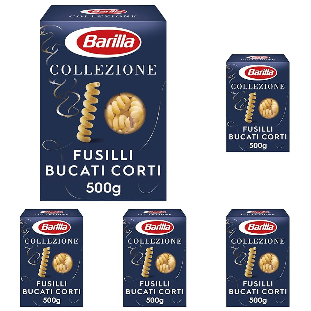 Pasta Barilla Collezione Fusilli korte stykker, (1 x 500 g)
