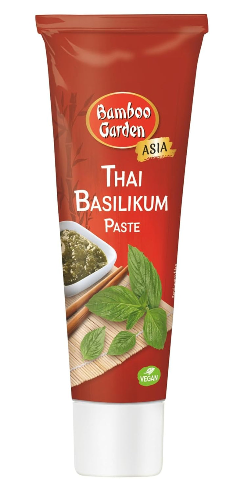 Bamboo Garden - Thai basilikumpasta | Für Currys, Suppen, Sauce eller Dressing | Vegansk | 45 g i røret